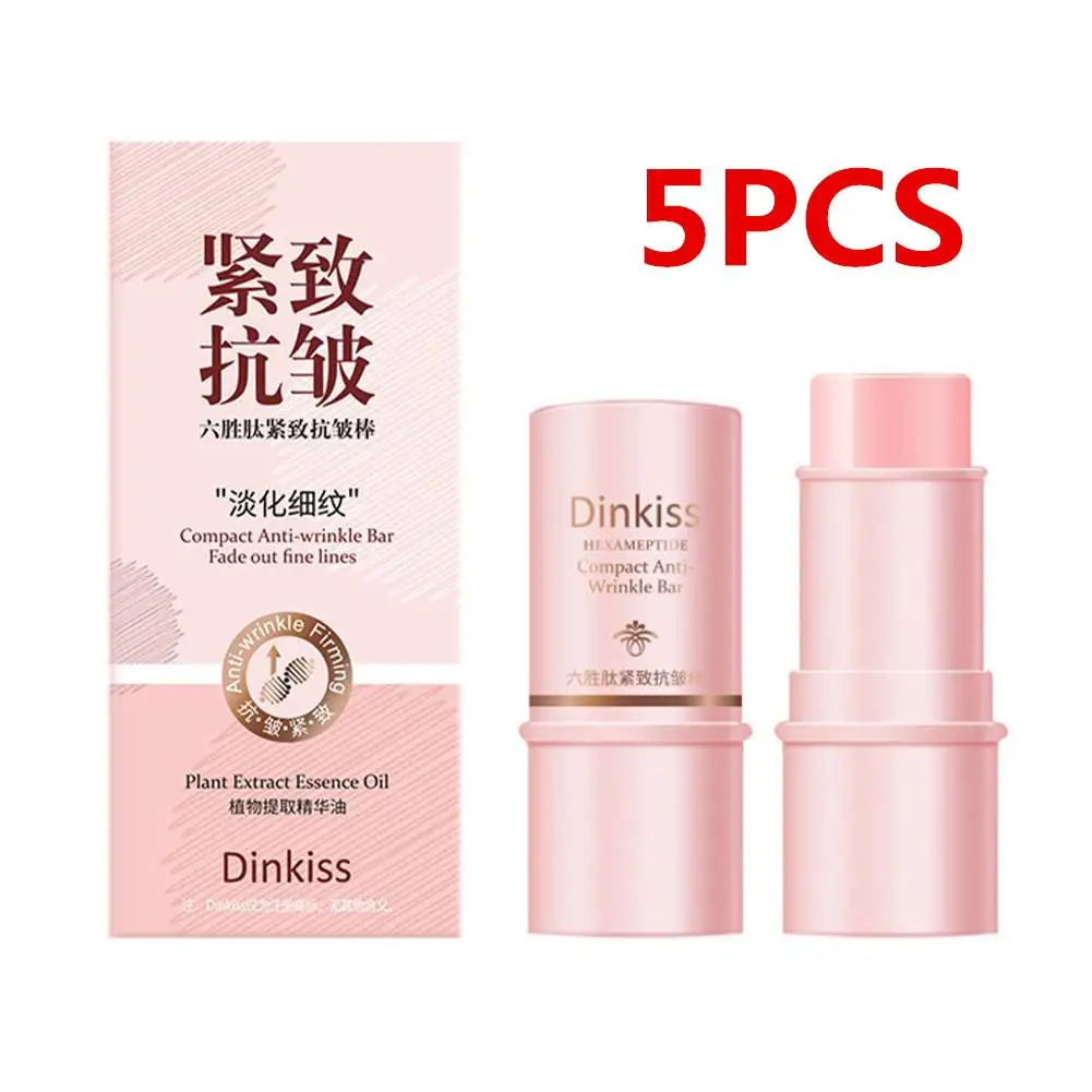 

5Pcs Instant Wrinkle Removal Multi Bounce Balm Collagen Stick Fade Fine Lines Brighten Dull Skin Tone Cream Korean Cosmetics