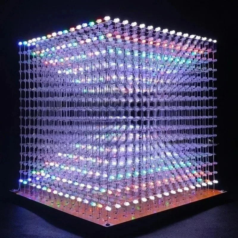 

3D16MINI Light Cube Kit 16X16X16 Электронные производственные детали DIY, поддержка индивидуальной анимации