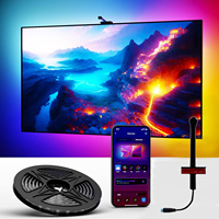 Ambilight For Tv Led Backlight With Camera Smart Tv Led Sync Lights 5V Usb Rgbic App Control Led Tv Light Strips For Gaming Room