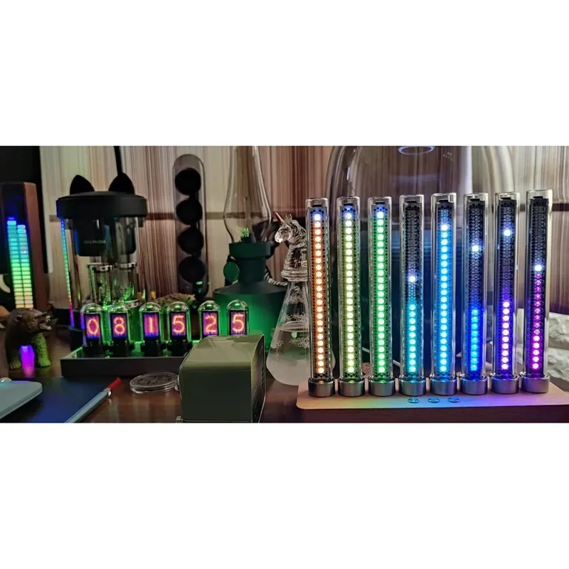 Music Spectrum Light Cyberpunk Quasi Glow Tube Atmosphere Pickup  Desk Rhythm Lamp