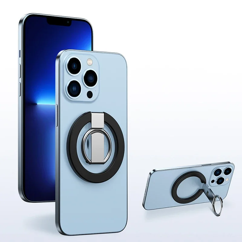 Handy Halterung Magnetische Saug Halterung Finger Ring Schnalle Telefon Desktop Halterung Aluminium Legierung Für iPhone 16 15 Pro Max