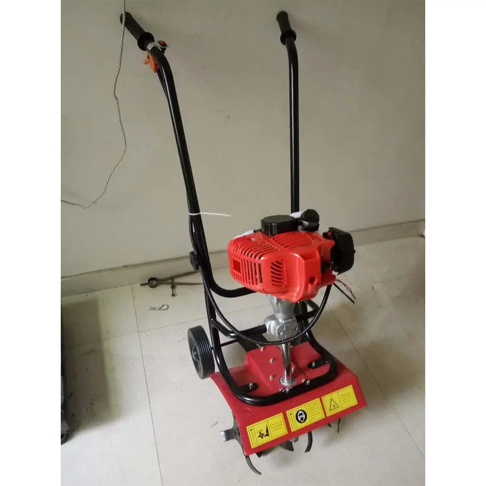 Portable Two-Stroke Micro Tiller Small Agricultural Field Management Rotary Tiller Loosening Tilling Soil Micro Tiller