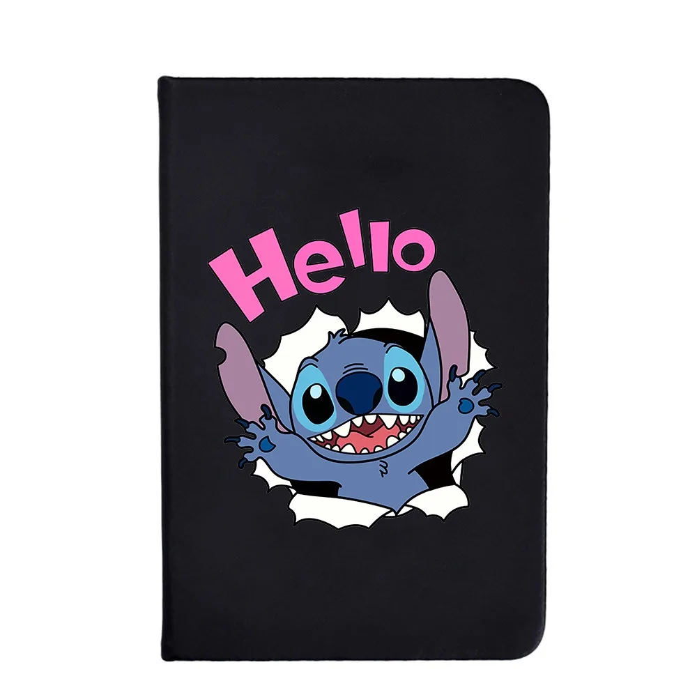 Stitch Black Notebook for Male and Female Students Handbooks, Notebook, Mini Portable and Minimalist Diary Practice Book