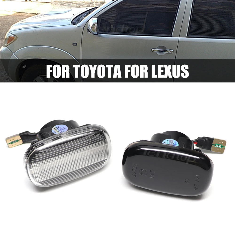 

LED Dynamic Side Marker Lights Turn Signal Lamp Car Tuning Indicator Facelift For Toyota Corolla Camry Avensis Celica RAV4
