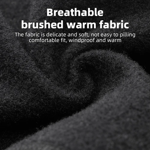 Imagen 2 del producto ROCKBROS-calentadores de piernas para bicicleta de invierno, forro polar térmico a prueba de viento, protección de piernas para mantener el calor, seguridad deportiva, protector de piernas para correr y ciclismo