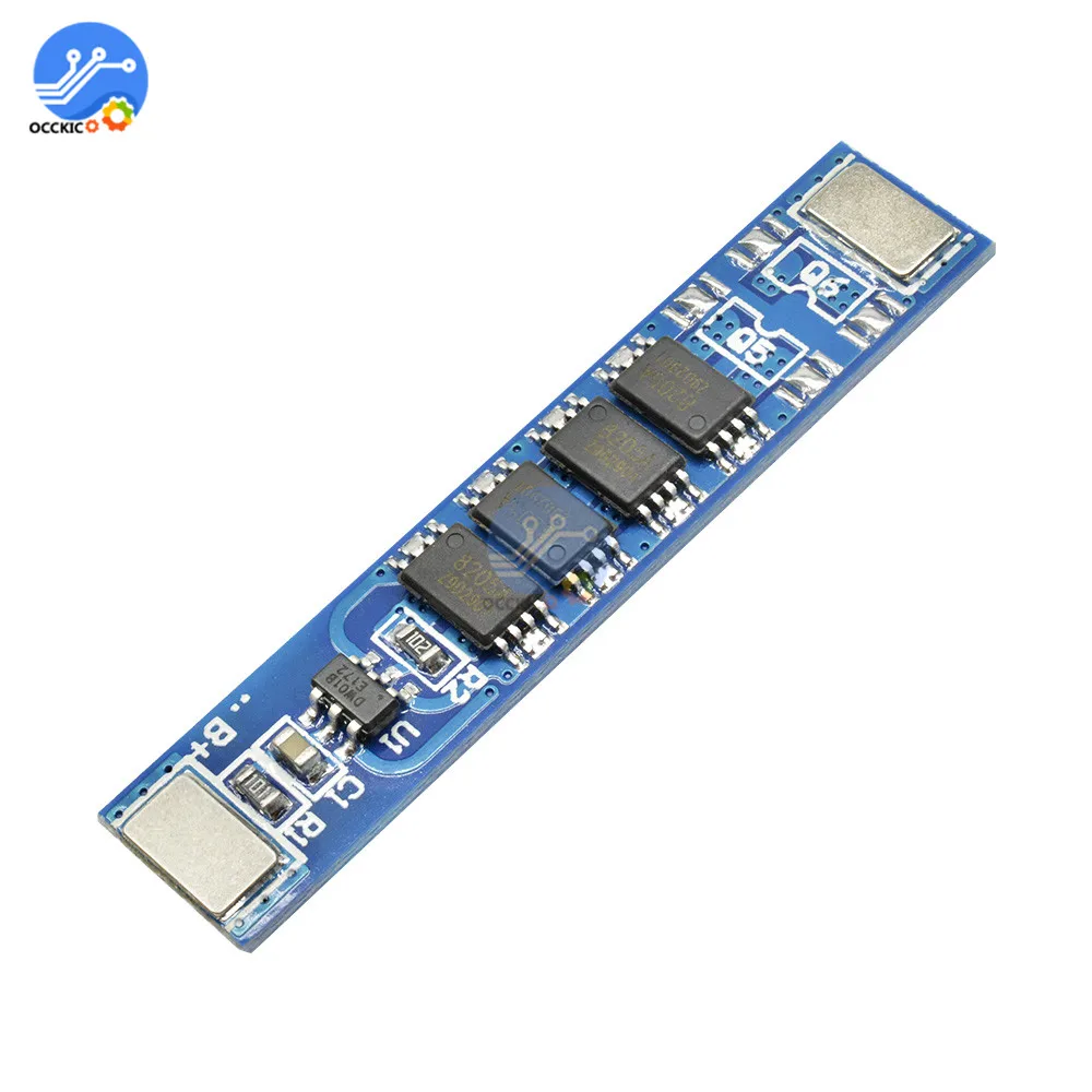 Placa de protección de carga de batería de litio BMS 1S 5A 10A 15A 3,7 V 18650, 3MOS 4MOS 6MOS PCM, protección de sobrecarga para batería 18650