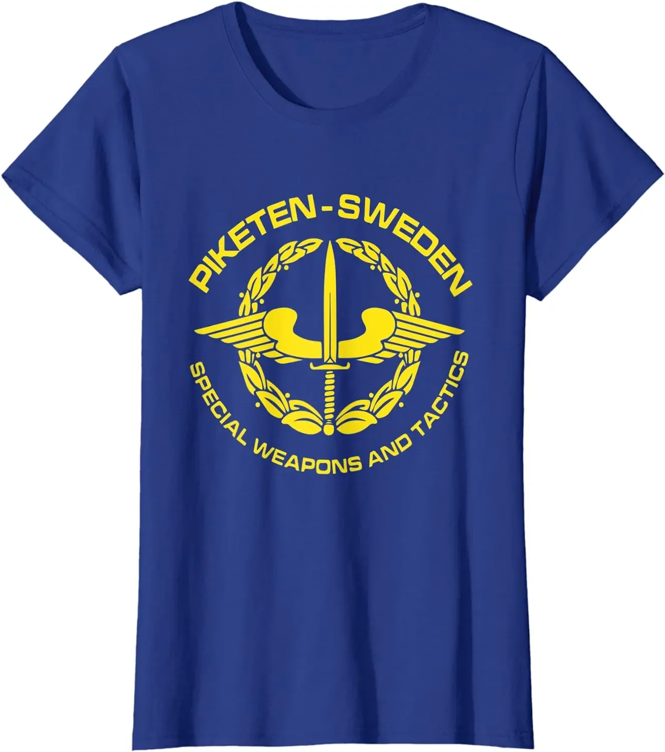 Sweden Piketen Swedish Special Forces Badge T-Shirt 100% Cotton O-Neck Summer Short Sleeve Casual Mens T-shirt Size S-3XL