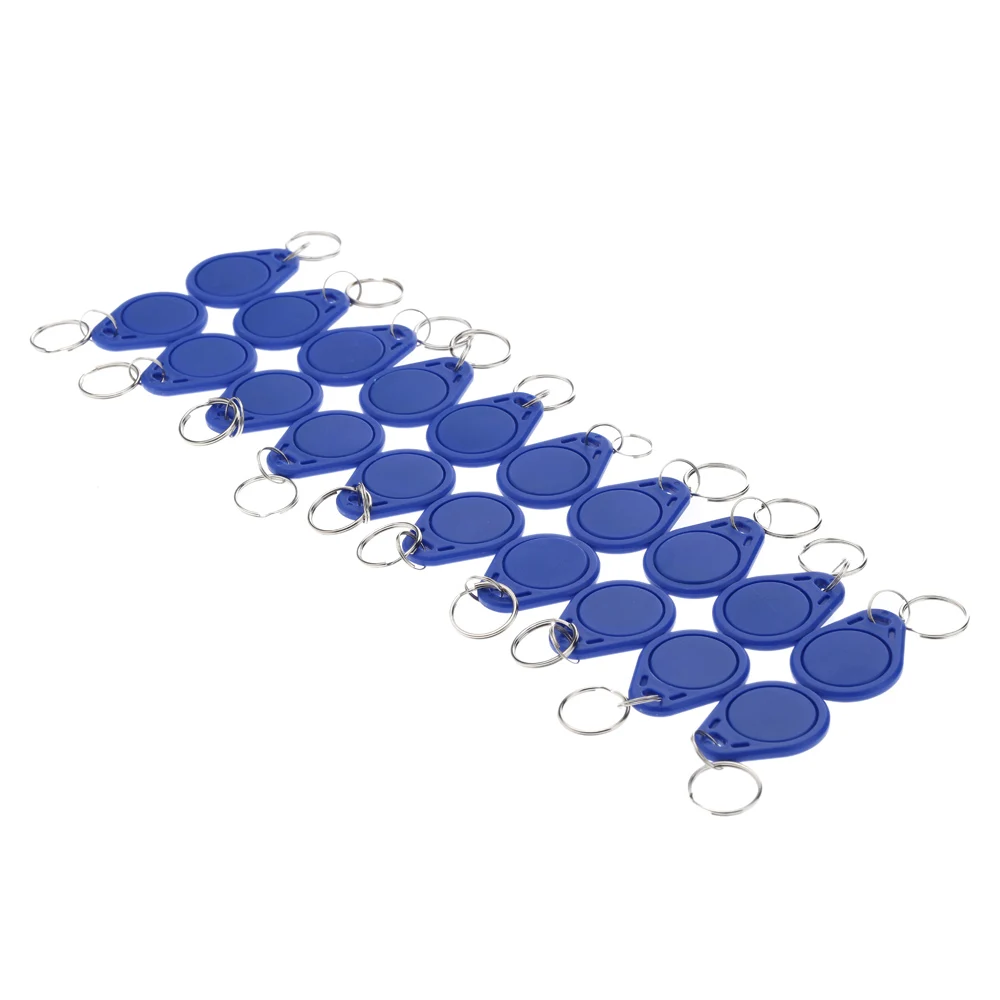 

20 шт. перезаписываемых RFID-брелоков/карточек 125 кГц для копирования и контроля доступа