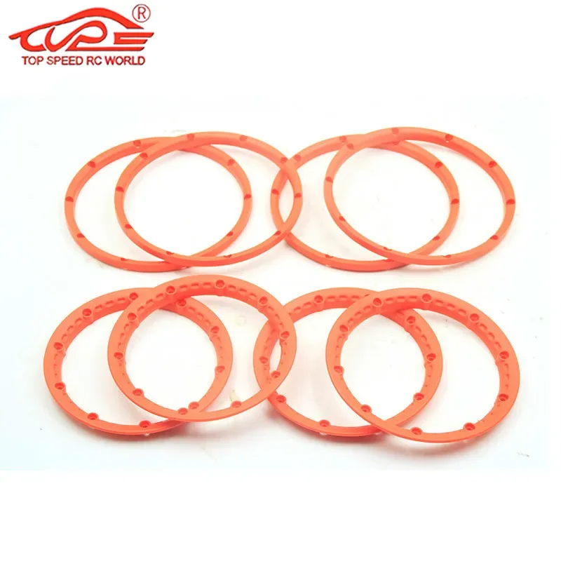 Plastic Front and Rear Wheel Hub Beadlock Ring 4pc for 1/5 HPI ROFUN KINGMOTOR ROVAN BAJA 5B SS Truck RC CAR PARTS