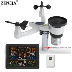 Wi-Fi Weather Station Solar Wireless Indoor Outdoor Remote Monitoring System Temperature Humidity Wind Speed Direction Rain UV
