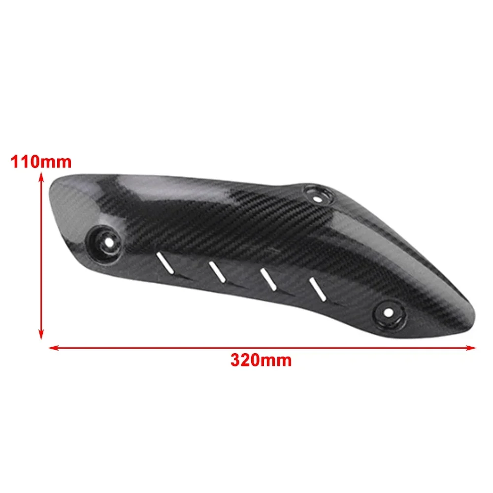 Carbon Fiber Motorcycle Heat Shield Exhaust Cover Guard Protection For Ducati Monster 821 1200