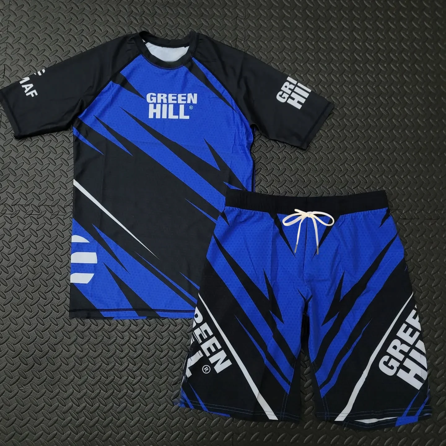 2026 New Competition Edition Men's Breathable Set-Boxing Fighting Tee And Shorts for Wrestling Training Adult and Children's