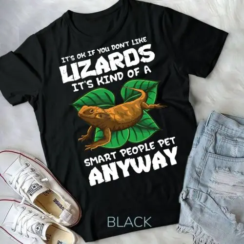 Funny Bearded Dragon Gift Pet Lizard Humor Reptile Herpetolo Unisex T-shirt