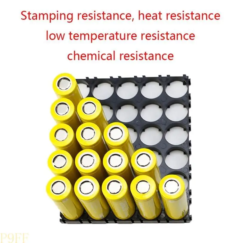 CS1W 10 قطعة 18650 حامل خلية البطارية، فاصل الأمان، رف تخزين قوس مشع