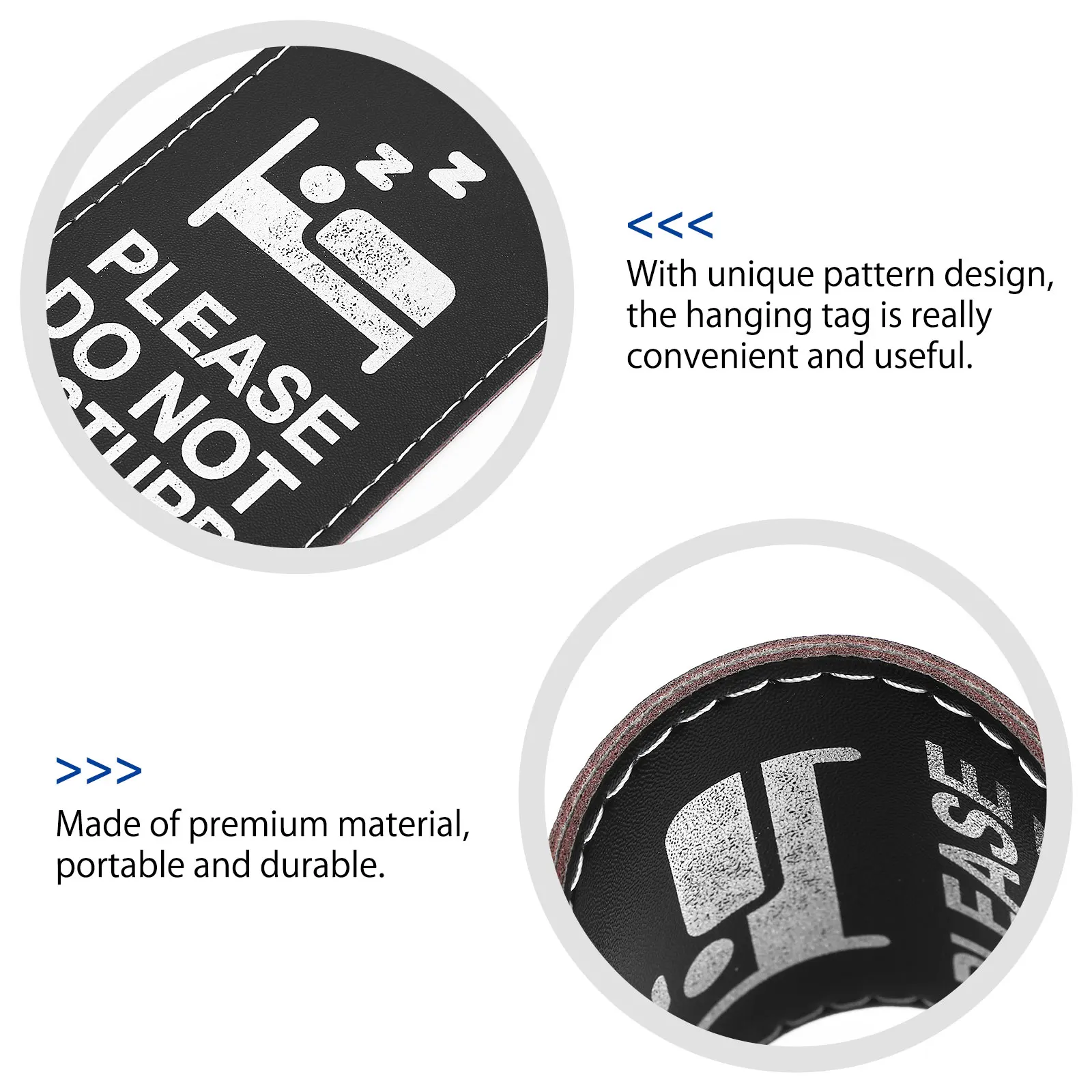 High Quality Material Hanger Sign For Front Door Double Sided Design Modern Style Hotel Door Sign