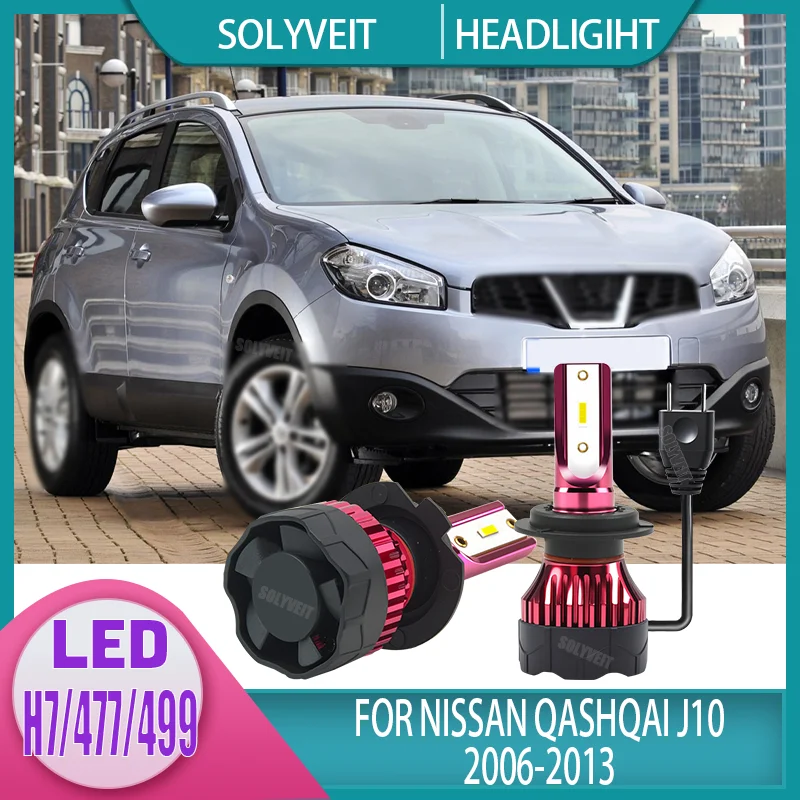 

New Arrival Car LED Headlight Bulb High Low Bulbs 6000k White 12V For Nissan Qashqai J10 2006 2007 2008 2009 2010 2011 2012 2013
