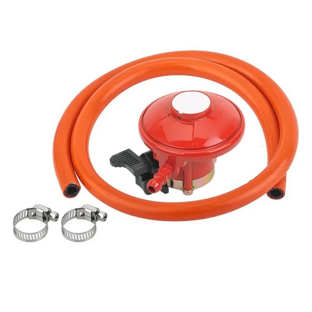 Campingkocher-Regler, 37 mbar, Regler, Camping-Grill, 1,5 kg h, Durchflussrate 1 m, Schlauch inklusive, Druckinstellung 37 mbar