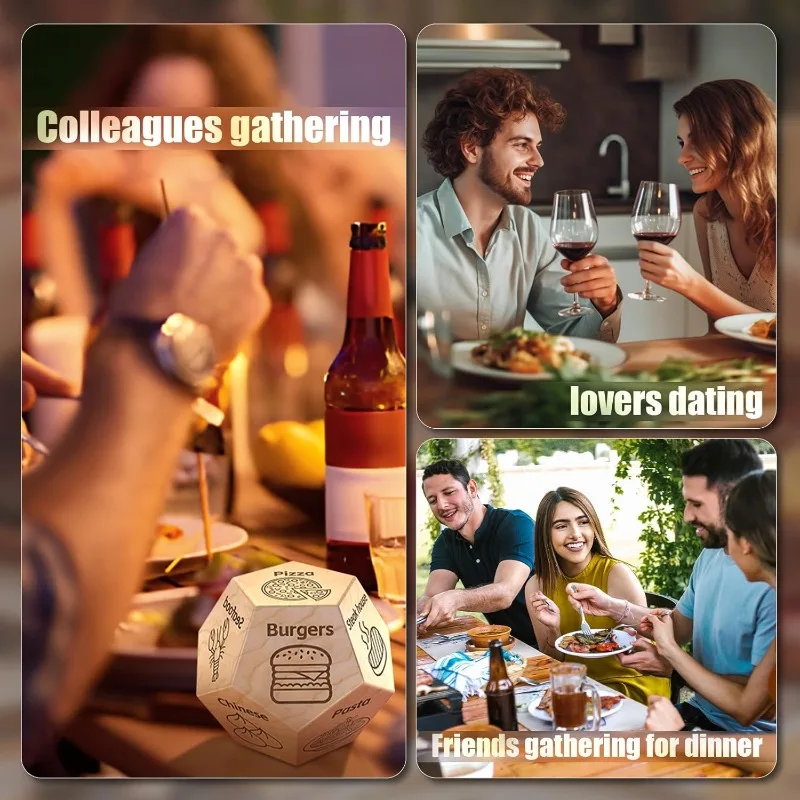 Würfel für Sie, Paare, Geschenkideen, Lebensmittel, Entscheidungswürfel, Spiele, Weihnachten, Geburtstag, Valentinstag, Geschenke für Ehefrau, Ehemann – Detail 6