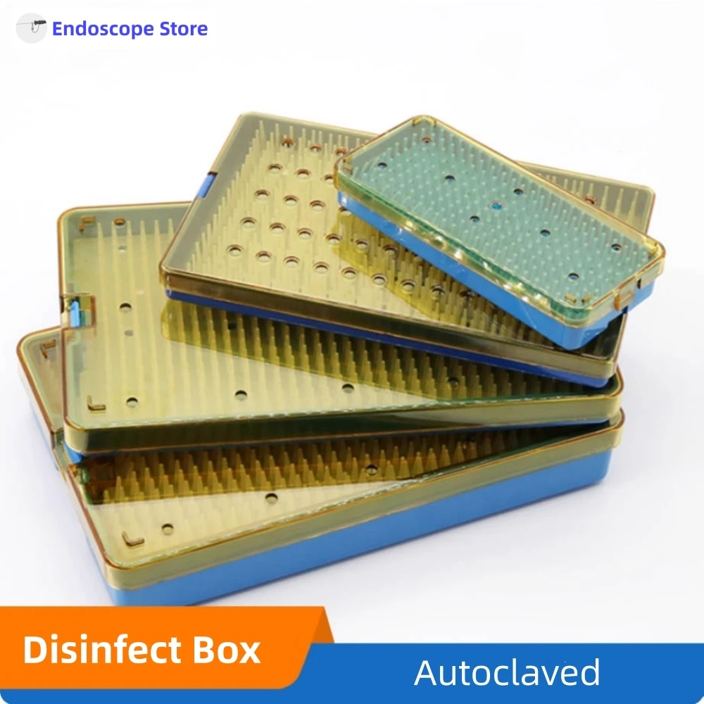 

High Quality Medical Imported Silicone PPSU Ophthalmic Surgical Microscopic Instruments Disinfection Box Case