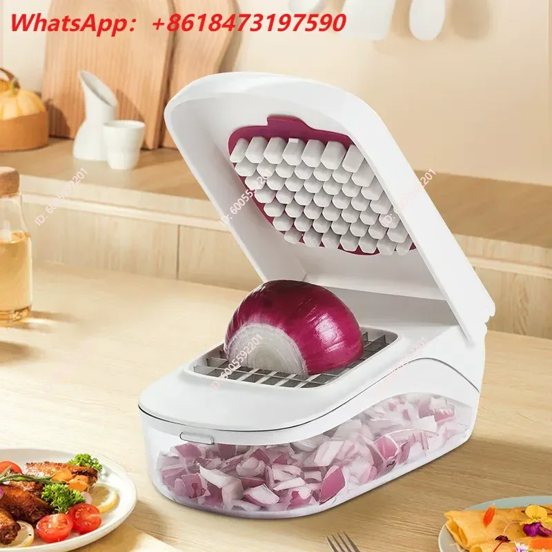 Multifunctional Grater Kitchen Dicer for Onions Fruits Vegetables Home Use