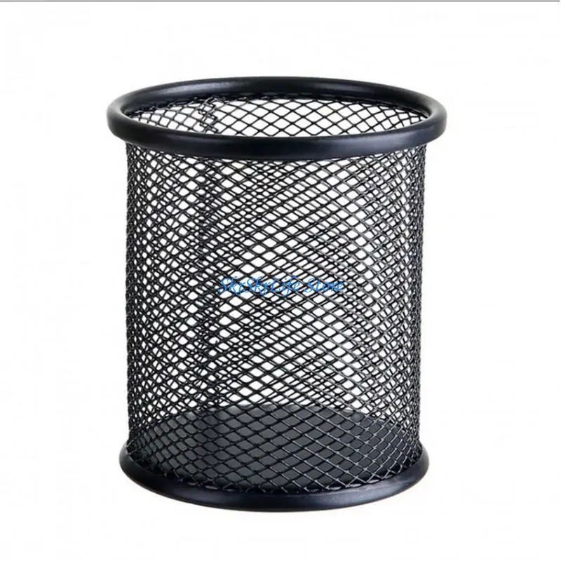 

E65E Metal Mesh Pen Holder Office Desk Pen Stand Pencil Stationery Stand