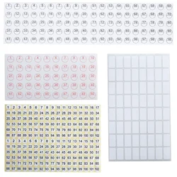 2/5PCS 1-50-100 Blank Number Label Stickers Diamond Painting Marker Stickers DIY Cross Stitch Distinguish Stickers