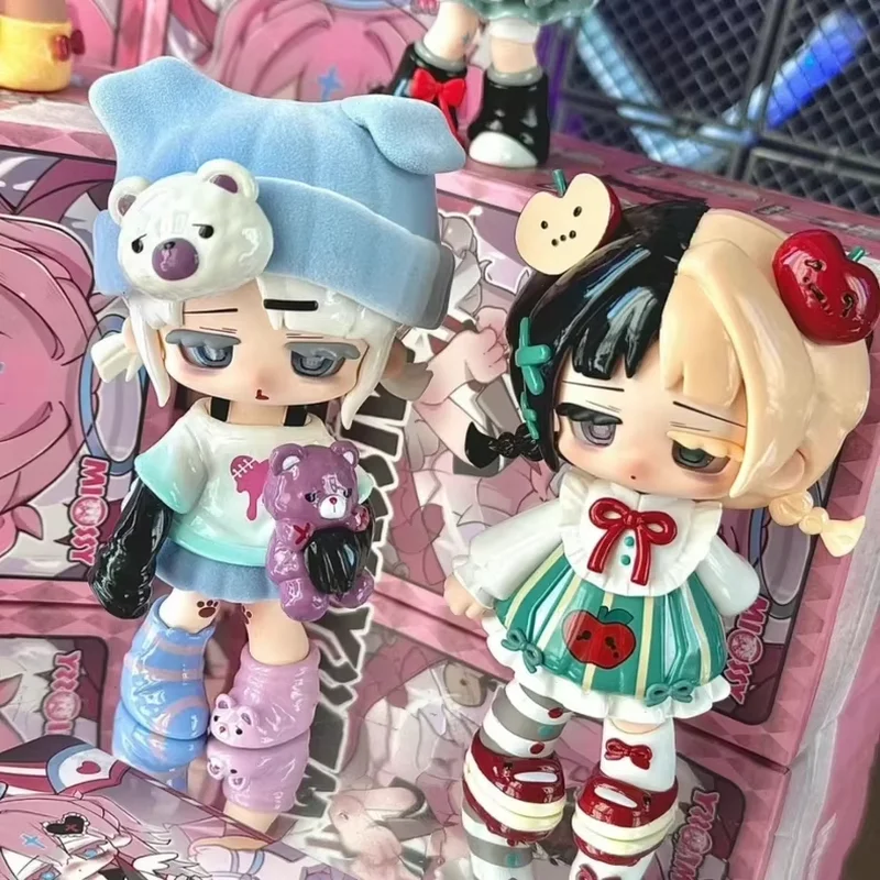 Missy doce luto loli caixa cega figura ornamento segunda geração corvo paraíso ponto escondido figura presente de aniversário das crianças