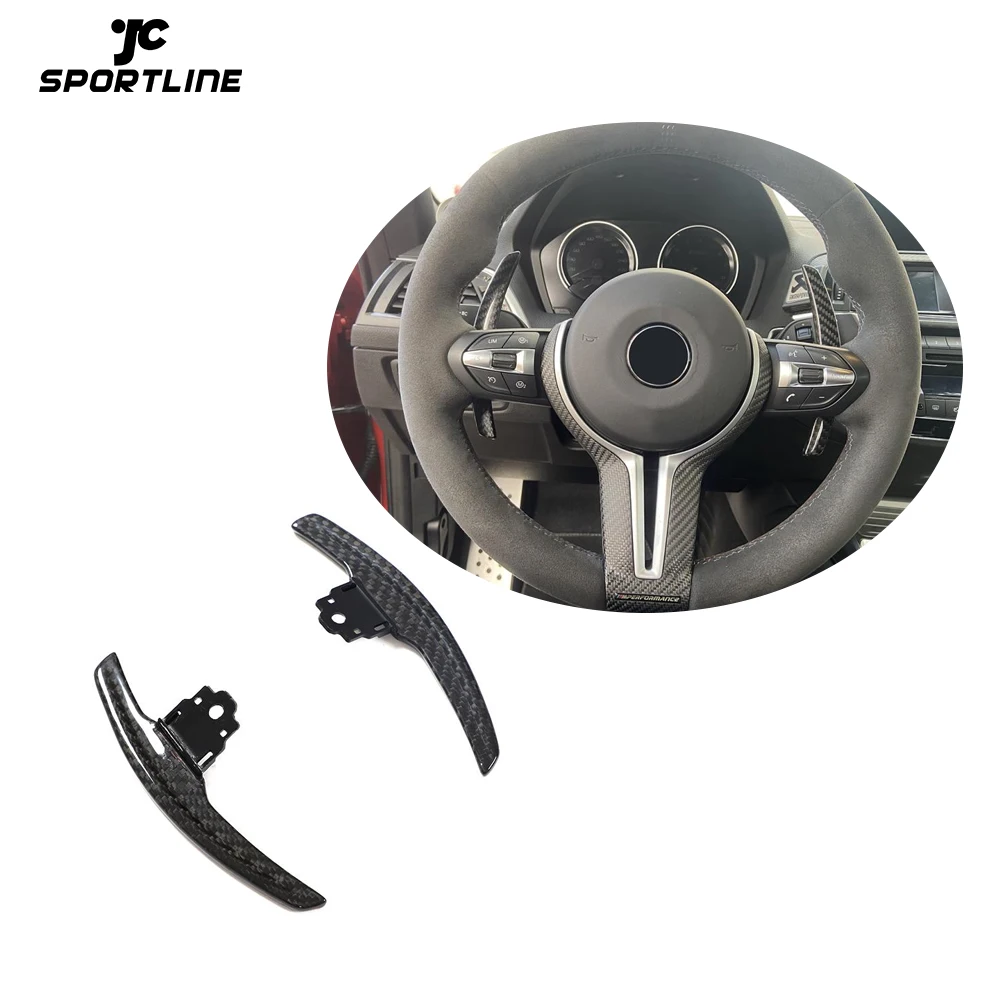 Fibra de carbono M3 M4 extensiones de palanca de cambios cubierta embellecedora para BMW M modelo M2 M5 M6 2 puertas 2012-2020