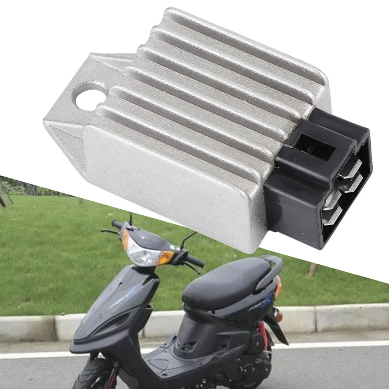 AVR Current Rectifier Motorcycle Motor Bike 12V Voltage Regulator Rectifier 4 Pin Voltage Stabilizer Voltage Regulator image 2