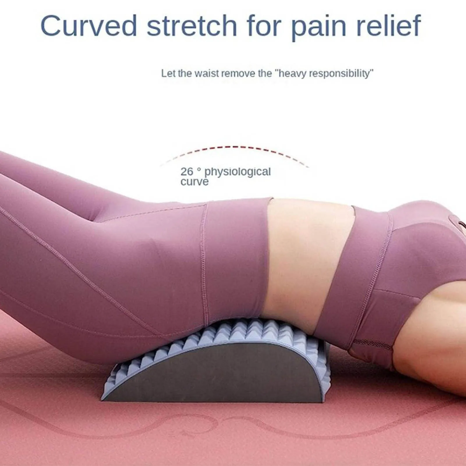 Back Support Wolf Teeth Massager High Density EVA Sit Up Pad for Abdominal Waist Core Training Fitness Exercise massage tools