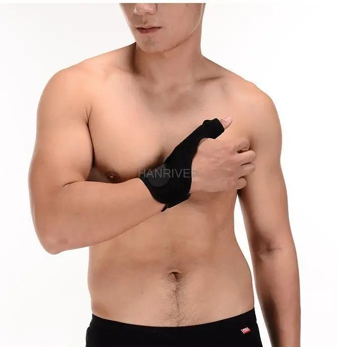 

2 шт. Регулируемый бандаж-фиксатор для запястья и большого пальца, для поддержки при растяжениях, артрите, для облегчения боли, защита от растяжений пальцев рук