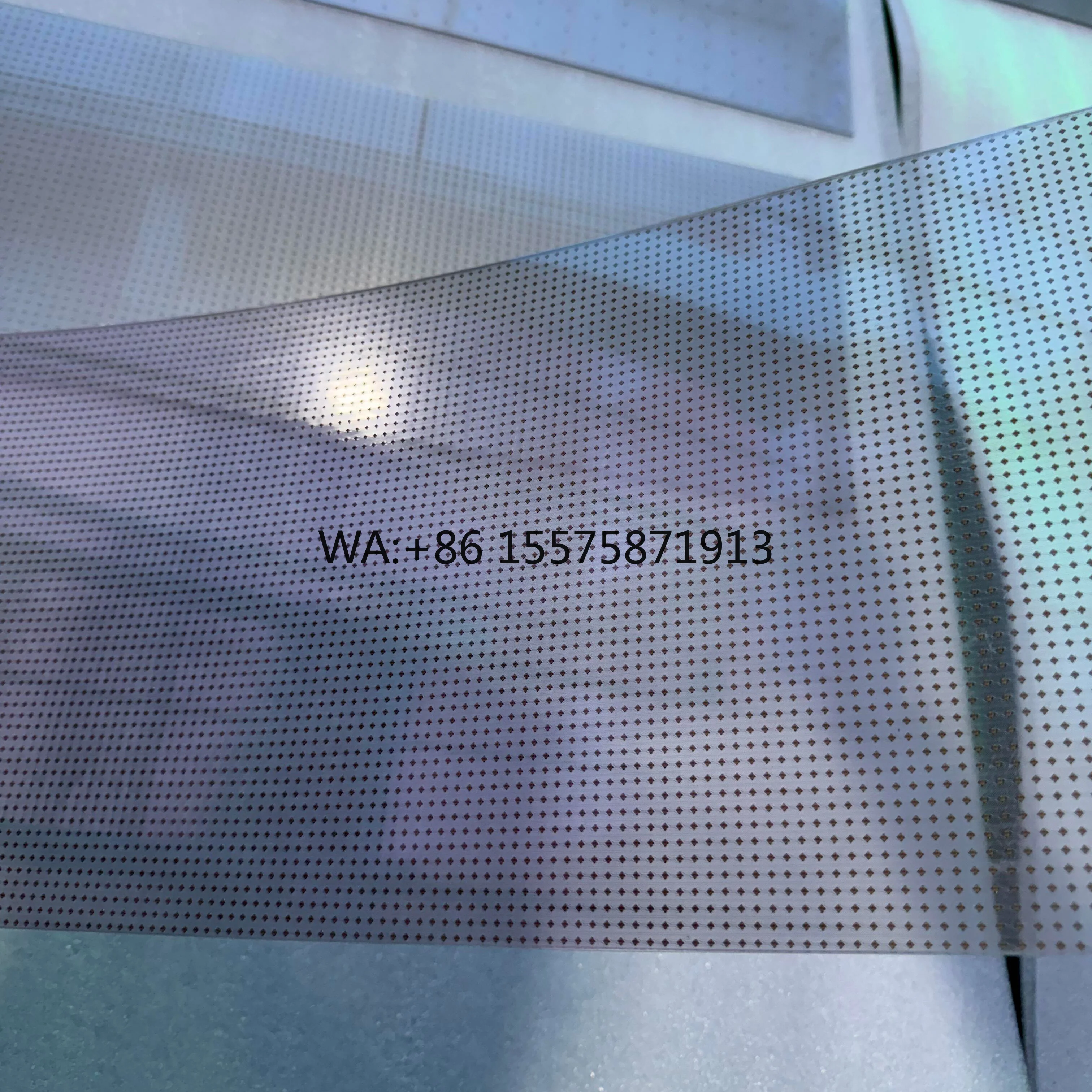 Customizable Factory Price Ultra-thin Led Film Screen Display P6 P8 Crystal Film Soft Self-adhesive Film Window Glass Screen