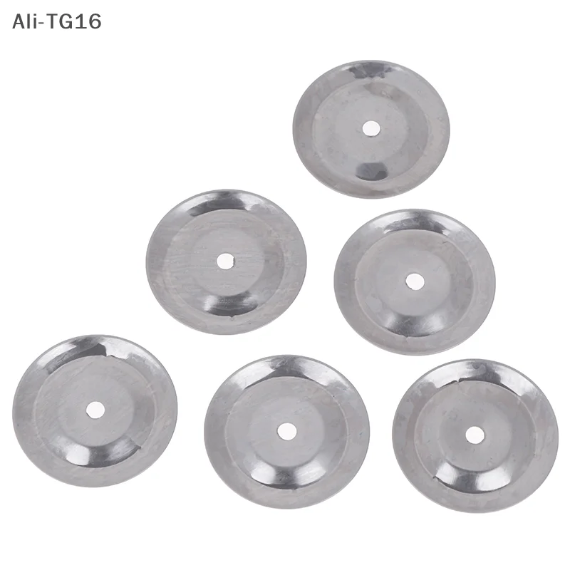 50 قطعة جرس الدف الدائري جلجل جرس الحديد ل Handbell الكنيسة طبل كمين الدف حلقة جلجل تأثير #3