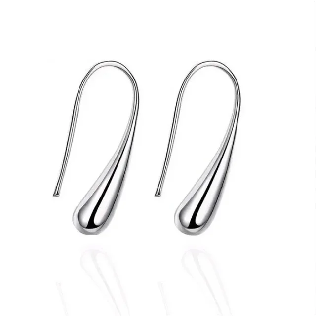 4PC Simple Ring Necklace Bracelet Earrings Four-piece Set Suitable for Engagement Jewelry Fashion Teardrop Jewelry Set for Women 6