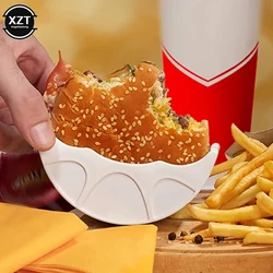 재사용 가능한 개폐식 손 버거 홀더, 햄버거 번 셸, 편리한 주방 도구, 1 개