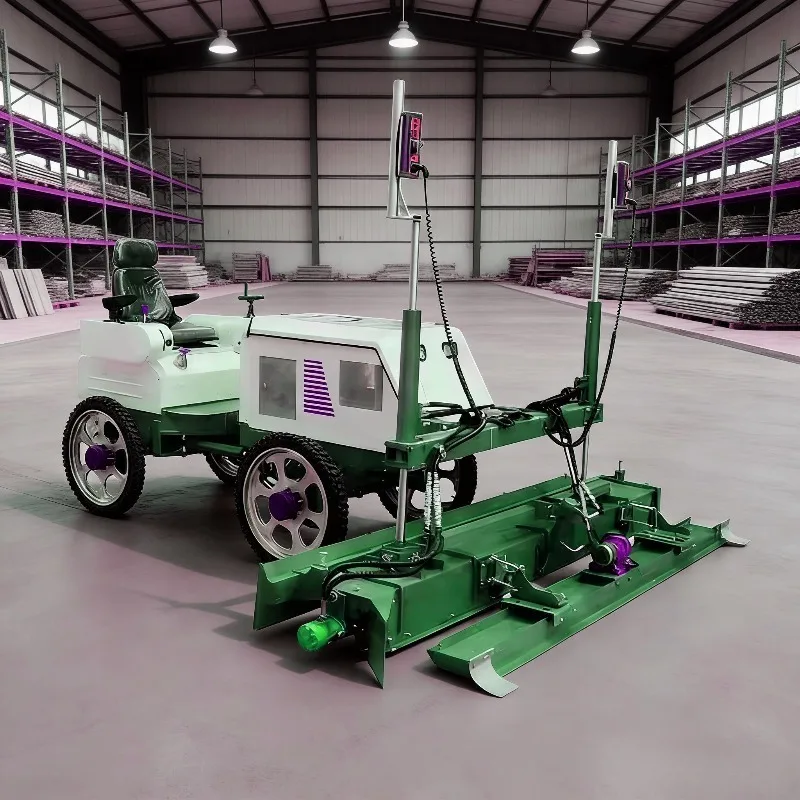 Compact Mini Engine-Powered High Efficiency Laser Screed Machine Concrete Leveling Equipment for Small-Scale Construction