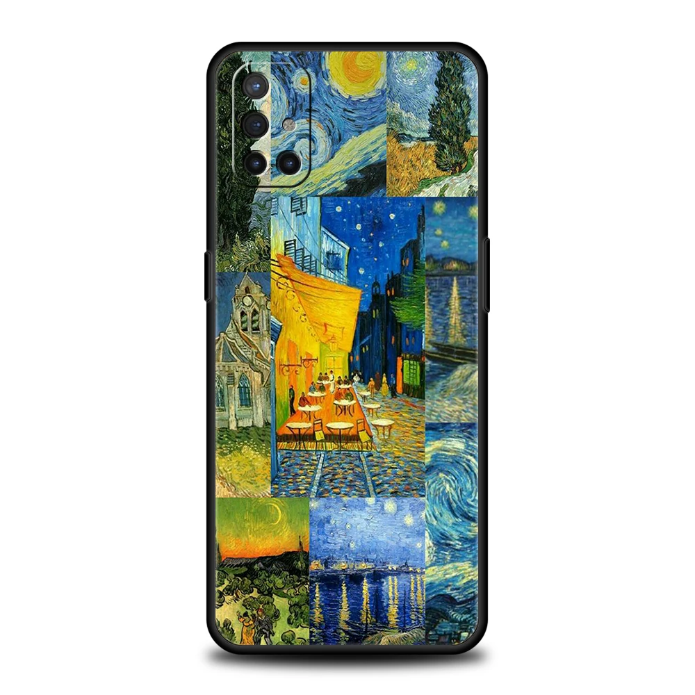 Van Gogh Series Phone Case for Oneplus 11 10T Nord N100 N10 10 7 8 9 9R 7T 8T N200 CE 2 9RT Pro 5G Silicone Cover Shell Capa Bag