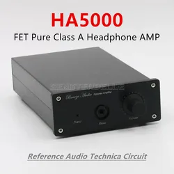 Finished Reference Audio-Technica HA5000 Pure Class A Headphone Amplifier HiFi FET Fully Discrete Sound Amp