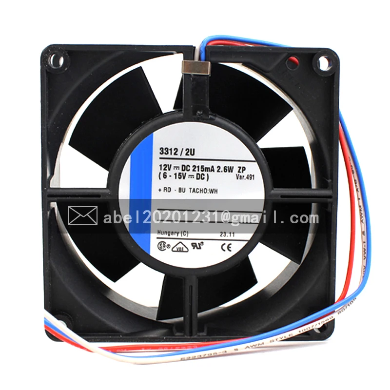 

BRAND NEW ORIGINAL 3312/2U 3312/2 U DC 12V COOLING FAN 9232 9CM 92*92*32MM