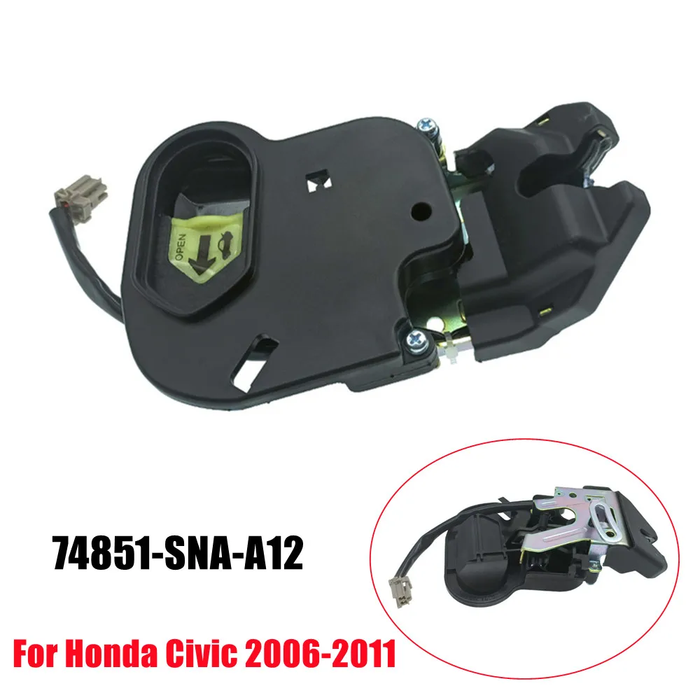 74851-SNA-A12 For Honda Civic 2006-2011 Car Tail Door Tailgate Trunk Latch Lock Power Lid Lock Actuator Trunk Holder Latch Lock