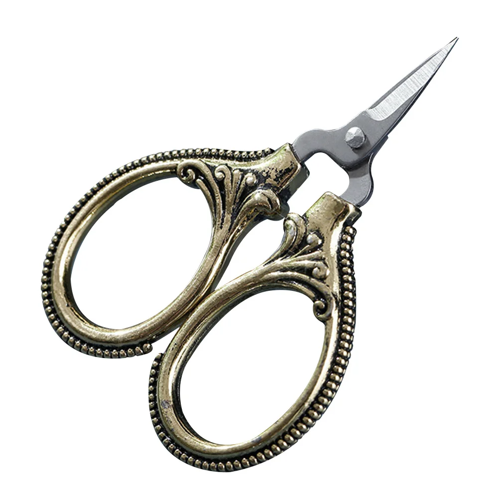 

Retro Style Scissor Stainless Steel Mini Scissor Embroidery Sewing Crafting Portable Lightweight Durable Ergonomic Design