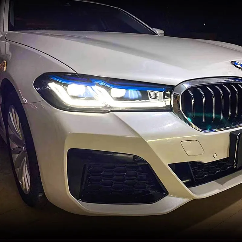 

For BMW 5 Series G30 G31 LHD 2017 2018 2019 2020 Upgrades LCI M5C Style Adaptive Standard Full LED Headlight Headlamp L R