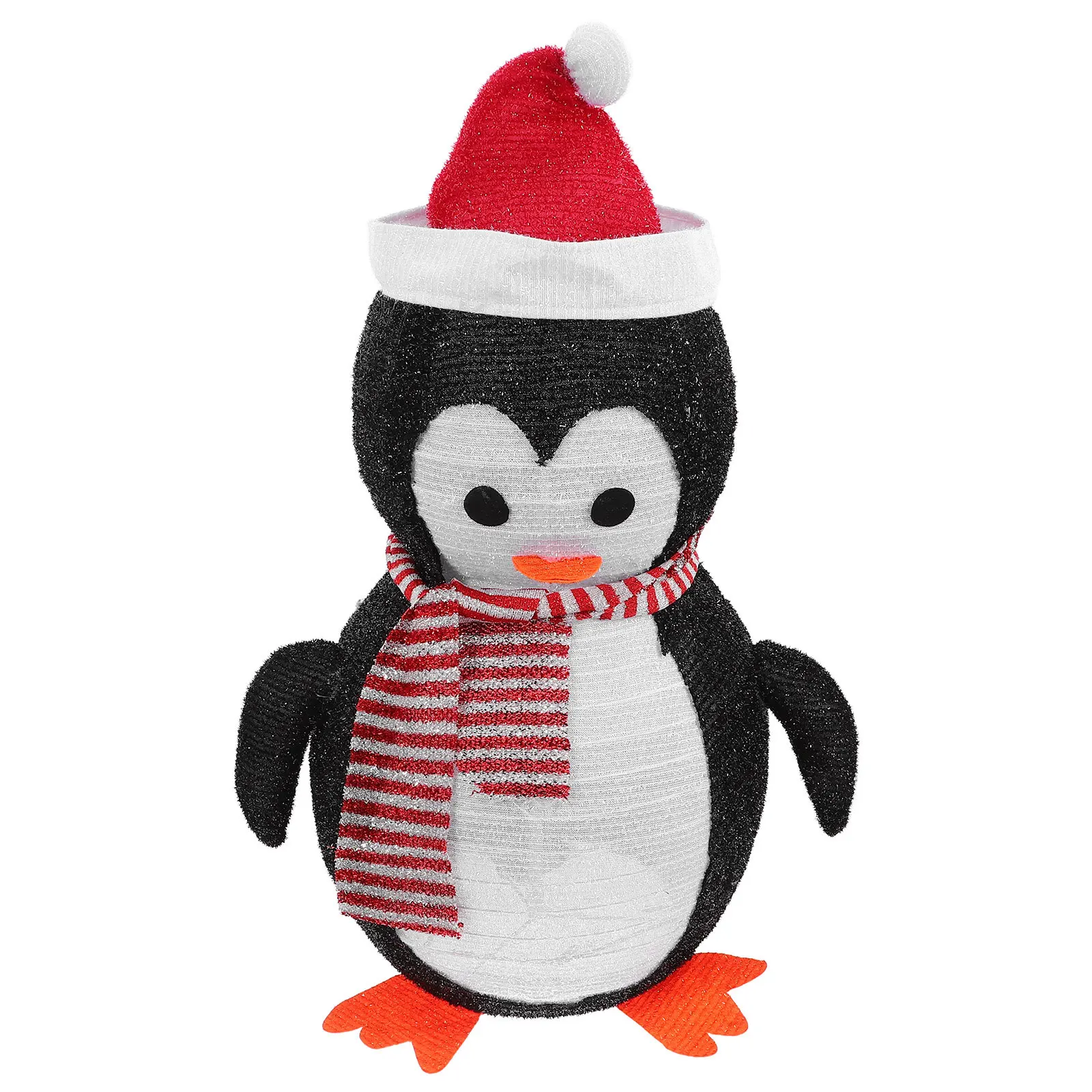 

Collapsible Penguin Lantern Christmas Decoration Lighted Up Festive Holiday Outdoor Indoor Garden Yard Display