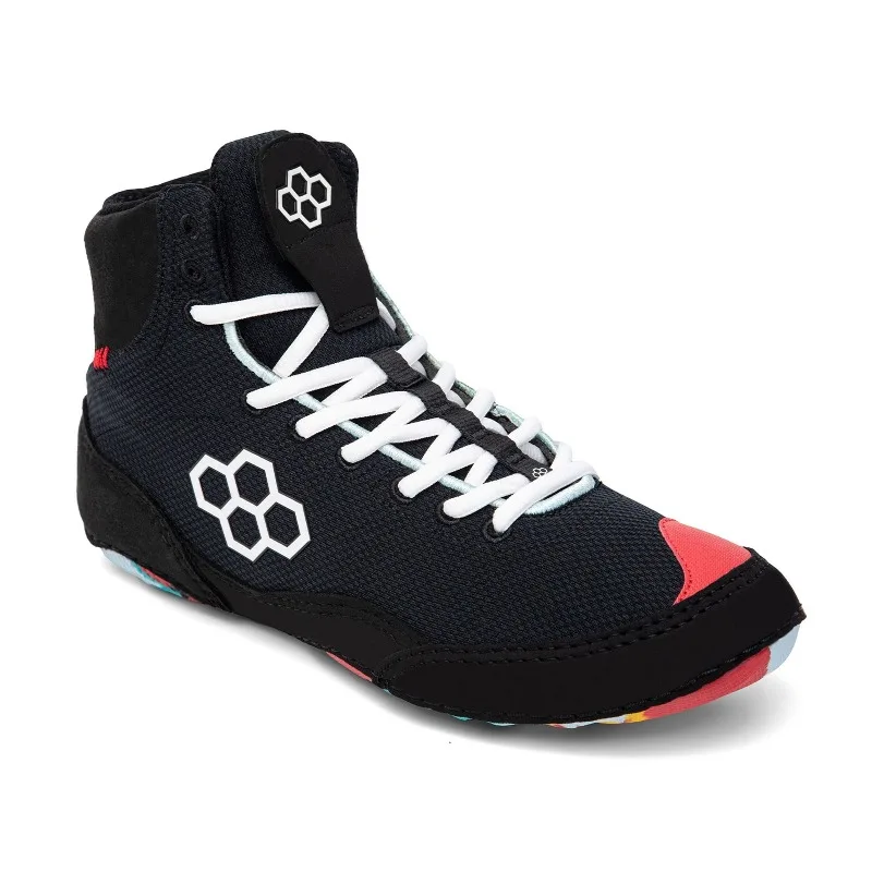 New Cool Men Wrestling Shoe High Top Boxing Shoes for Mens Anti-Slip Man Fighting Shoes Professional Boxing Sport Shoe Man