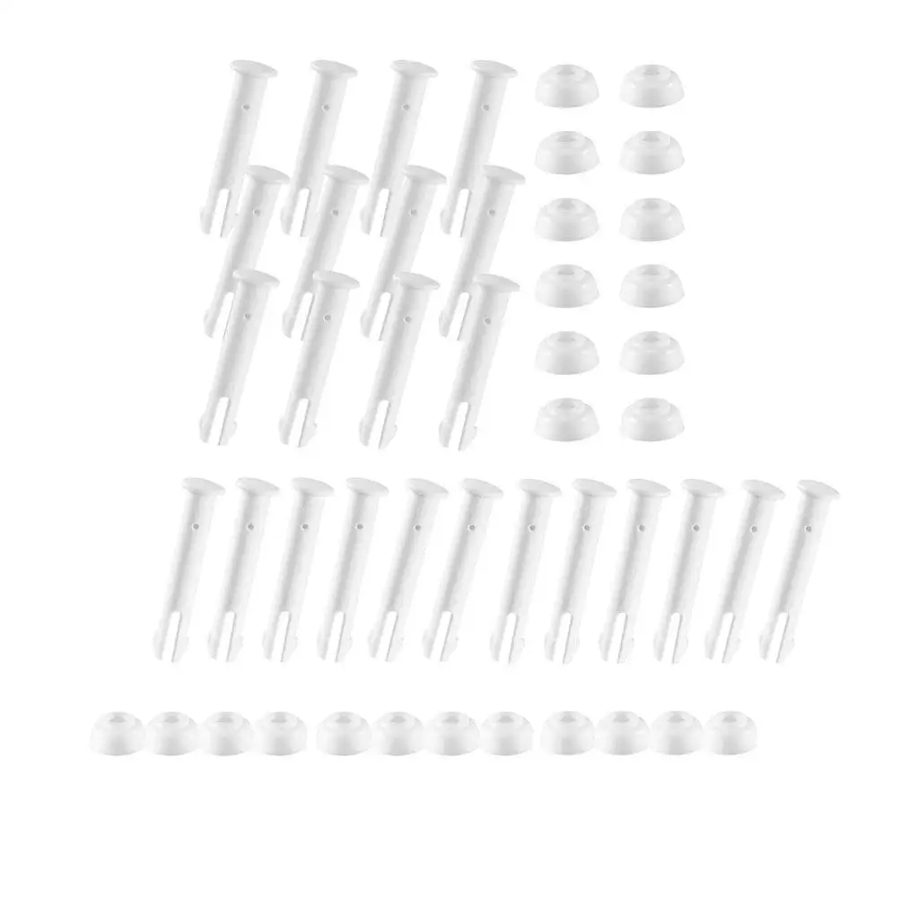 

24 Pcs Plug above Ground Pool Adapter Plastic Swimming Joint Pin Connector Pins for Pools White Accessory Supplies with