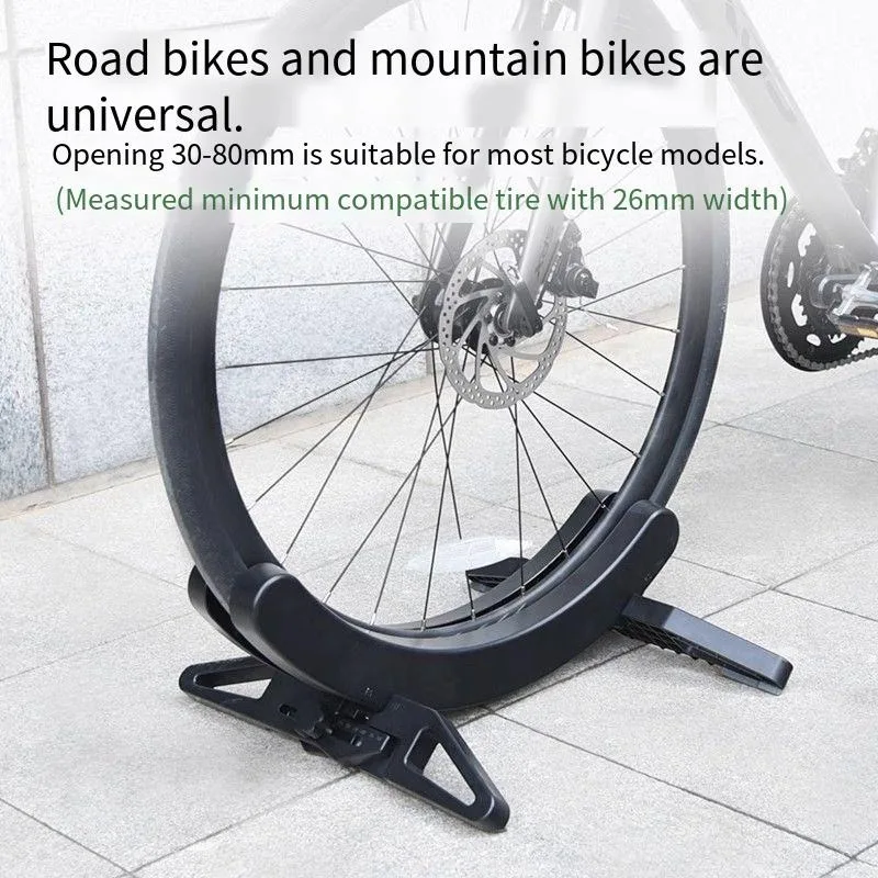 

Adjustable Bicycle Parking Rack Stand for Road Mountain Bike Stable Display Holder Fixed Support Base Home Outdoor Cycling