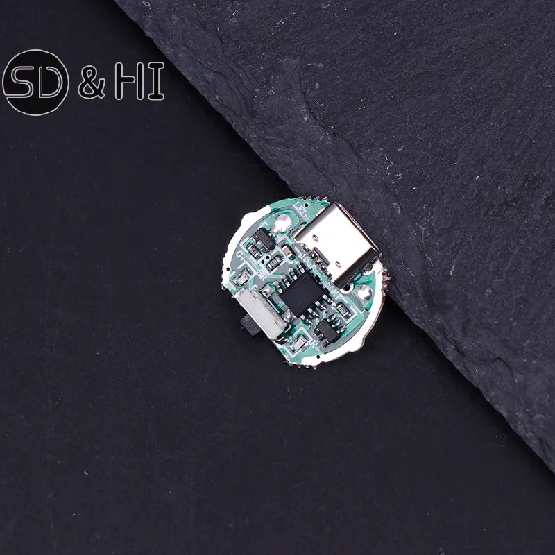 Two-speed Driver Board Flashlight Driver Accessories Circuit Board Switch Charging Integrated Board For 10 Watt Beads For 18650
