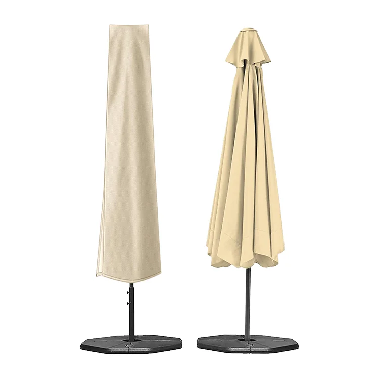 Modern Beach Waterproof Umbrella For Gym Hotel Park & Kitchen Outdoor Furniture With Stainless Steel Pole And Granite Base