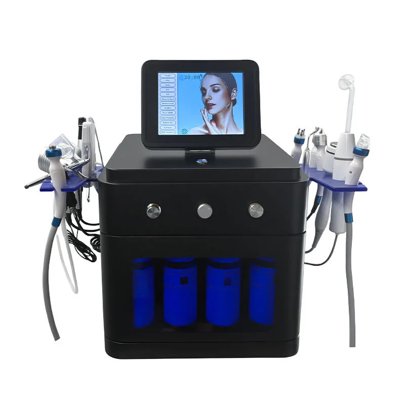 Nuovo 14 In 1 Idro Ossigeno Macchina Per Microdermoabrasione Facciale Idrodermoabrasione Aqua Peel Rimozione di Comedone Cura Della Pelle Macchina Del Salone