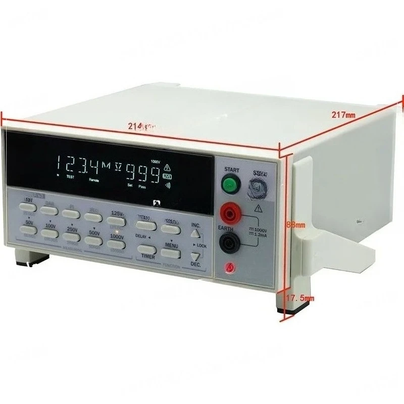 

Тестер сопротивления изоляции стола мегаом экрана дисплея высокой четкости